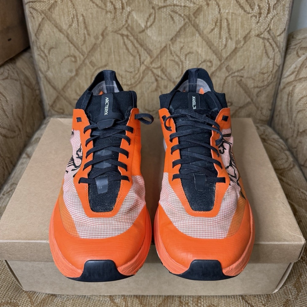 Arc'teryx Sylan Pro Orange Black Trail Running Shoes Men's Size 8.5 Excellent - Picture 6 of 10